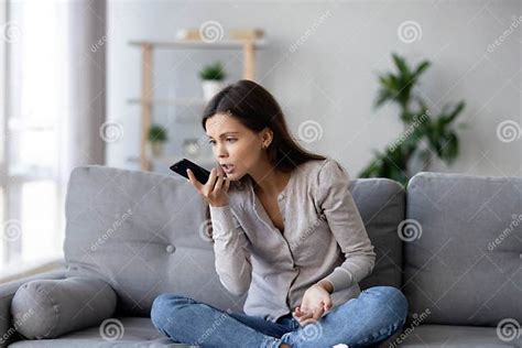 Mad Girl Argue Talking On Smartphone At Home Stock Image Image Of Conversation Client 166646623
