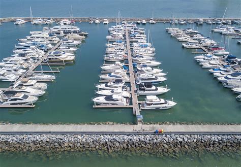 Marine Port For Yacht Motorboat Sailboat Parking Service And Moorings