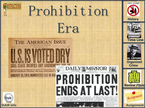 Ppt Prohibition Era Powerpoint Presentation Free Download Id4859391