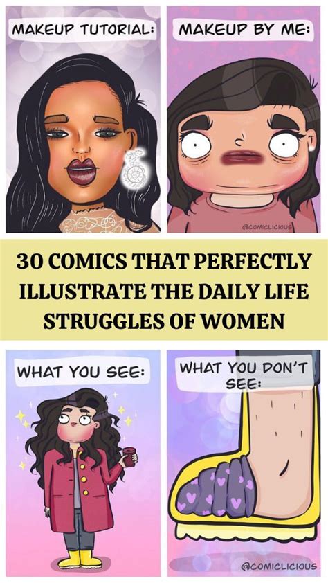 30 Comics That Perfectly Illustrate The Daily Life Struggles Of Women