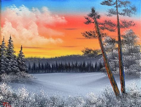 Warm Winter Solstice Painting By John Lunny Fine Art America