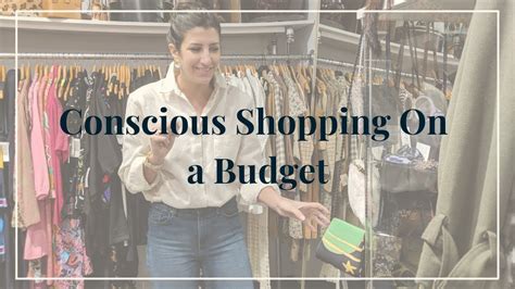 5 Ways to Shop Consciously On a Budget | AD | Affordable Sustainable