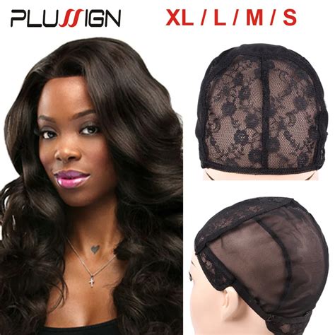 Plussign Best Double Lace Wig Making Weaving Caps1 10pcs Xl L M S Stretch Mesh Jewish Hairnets