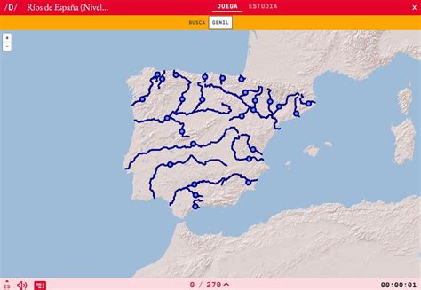 Resultado De Imagen De Mapas De España Para Poner Rios Mapa De España