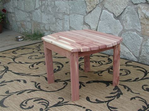 Hand Crafted Adirondack Side Table By Kevin Crooks