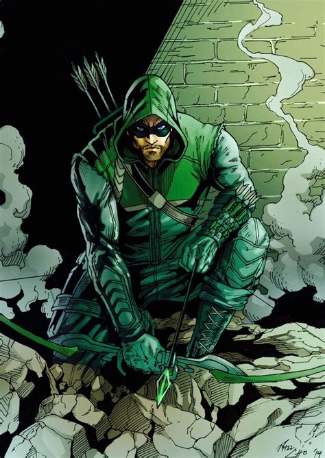 Green Arrow Arte Dc Comics Personajes De Dc Comics Y Personajes Comic