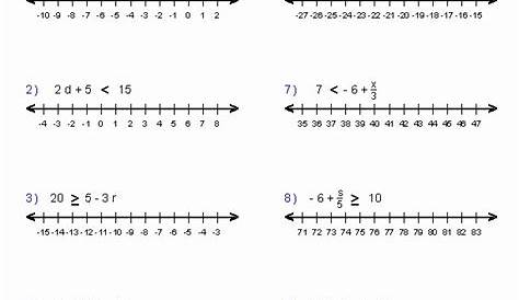 interval notation worksheets