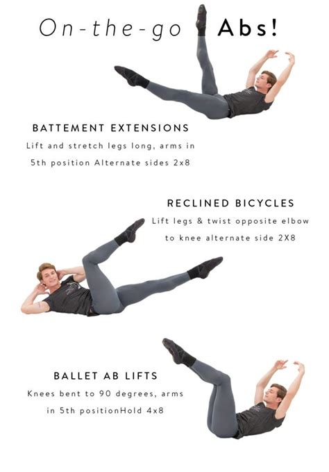 Ballet Abs Ballet Workout Quick Ab Workout Workout Food Yoga