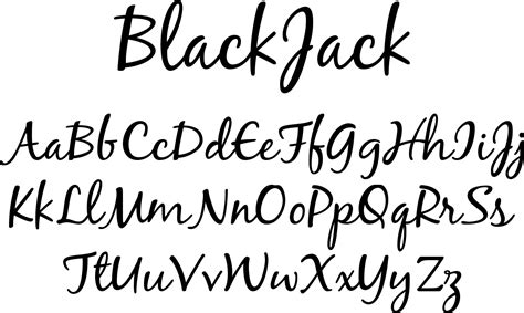 BlackJack Font by Typadelic | Cursive fonts, Free cursive fonts, Best cursive fonts