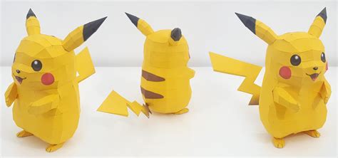 Papercraft Pikachu By Anthonyetemilie On Deviantart