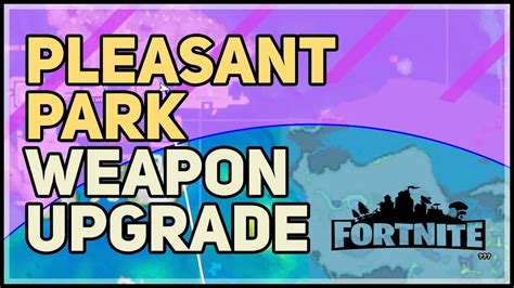 Trade wood, stone or metal to get a higher quality weapon at the workshop! New Pleasant Park Weapon Upgrade Bench Fortnite Season 3 ...
