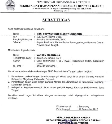 Contoh surat tugas dari desa have a graphic from the other.contoh surat tugas dari desa in addition, it will include a picture of a kind that may be observed in the gallery of contoh surat tugas dari desa. Contoh Surat Tugas Perusahaan, Guru, Pelatihan, Kerja ...