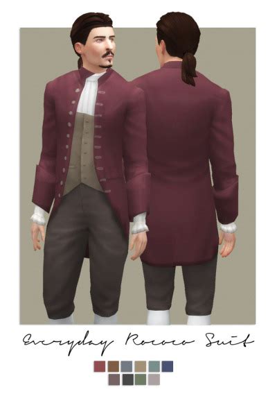 Ts4 Everyday Rococo Suit Heres A Small Recolor Tumbex