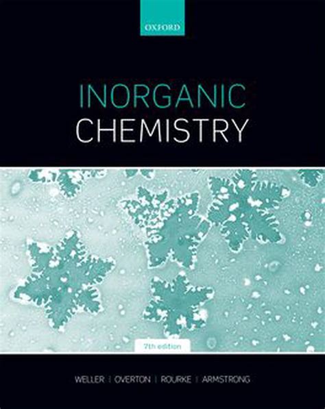 Inorganic Chemistry 7th Edition By Mark Weller Paperback