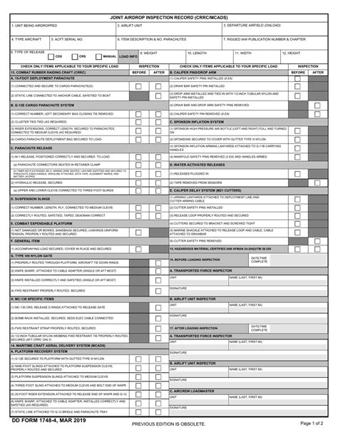 Dd Form 1748 4 Fill Out Sign Online And Download Fillable Pdf