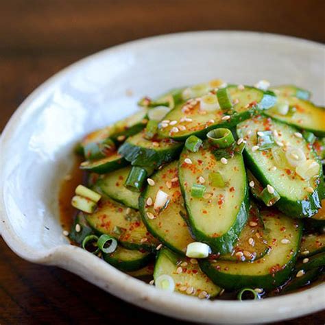 Simple Korean Cucumber Salad Recipe On Food52 Recipe Korean