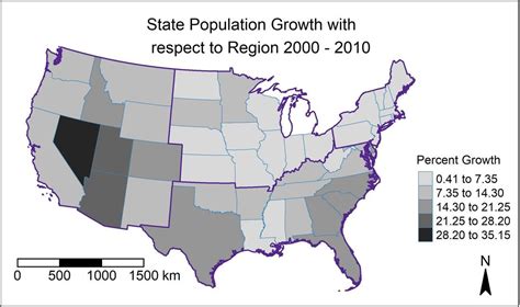 Population Change In The Us Efolio