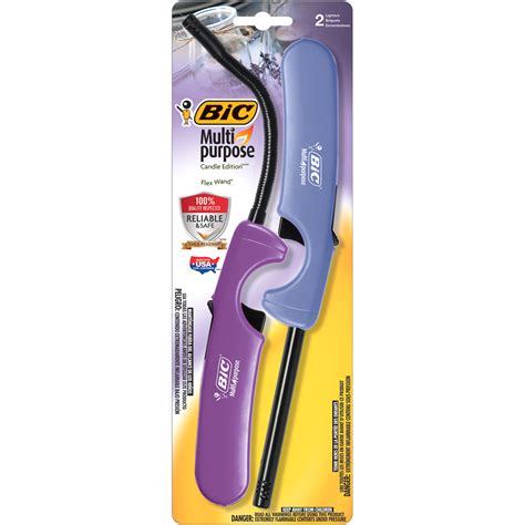 Bic Multi Purpose Classic Edition Lighter And Flex Wand Lighter