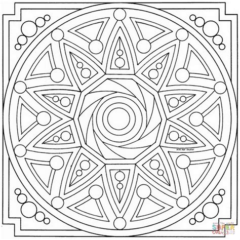 Celtic Mandala Coloring Page Free Printable Coloring Pages