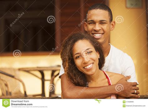 African American Happy Couple Stock Image Image Of Mixed Brazil