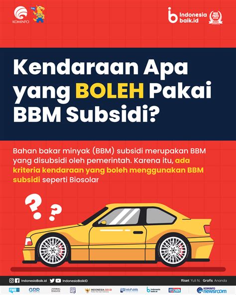 Kendaraan Apa Yang Boleh Pakai Bbm Subsidi Indonesia Baik