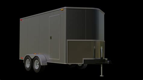 Cargo Trailer 3d Model In Trailers 3dexport