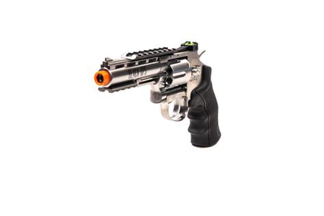 Chrome Full Metal Airsoft 4 Inch Revolver Exterminator Black Ops Usa