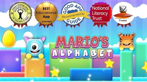 Learn To Read Mario Alphabet Educational Education Android Kids Games