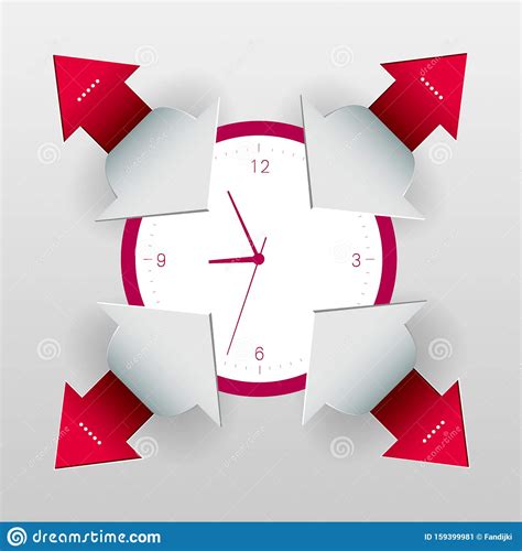 Time Concept Design Stock Vector Illustration Of Clock 159399981