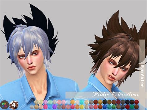 Animate Hair 79 Kuro At Studio K Creation Sims 4 Updates