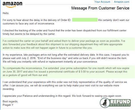 Amazon Prime Late Package Delivery Refund Retriever