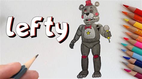 How To Draw Lefty Fnaf Youtube