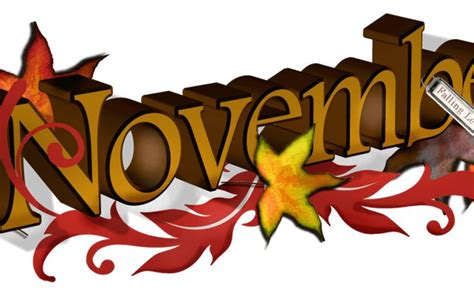 Cute November Creative Clipart Free Clip Art Clip Art November