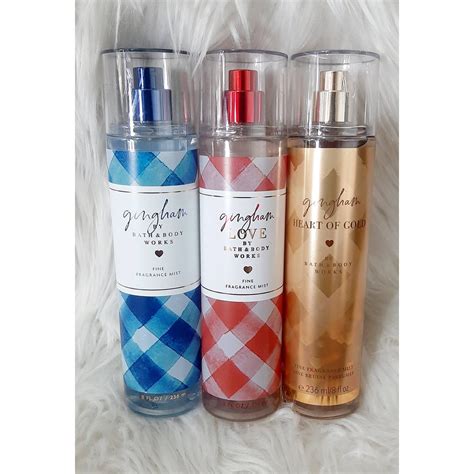 Bath And Body Works Gingham Heart Of Gold Gingham Love Gingham