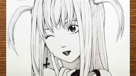 How To Draw Misa From Death Note Misa Drawing Step By Step Tutorial