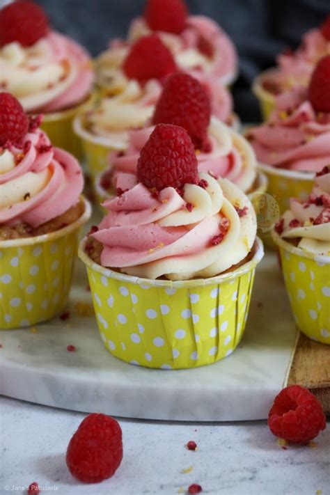 Lemon And Raspberry Cupcakes Jane S Patisserie