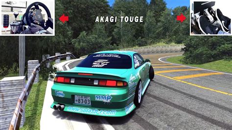 Satisfying Drift Touge Silvia S Sim Drifting Assetto Corsa Akagi