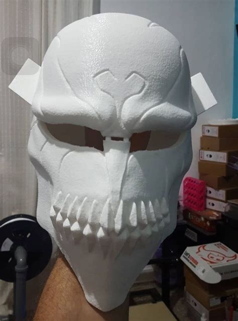The Whole Hollow Mask Kurosaki Ichigo Bleach 3d Model 3d Printable