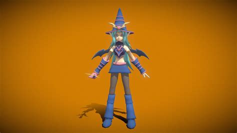 Chocolate Magician Girl Yugioh Buy Royalty Free 3d Model By Yanez