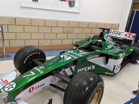 Had The Chance To See Eddie Irvines 2000 Jaguar R1 Today Interesting