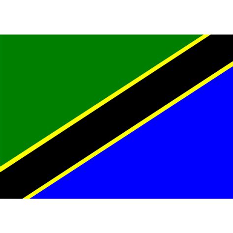 Tanzania Flag Free Svg