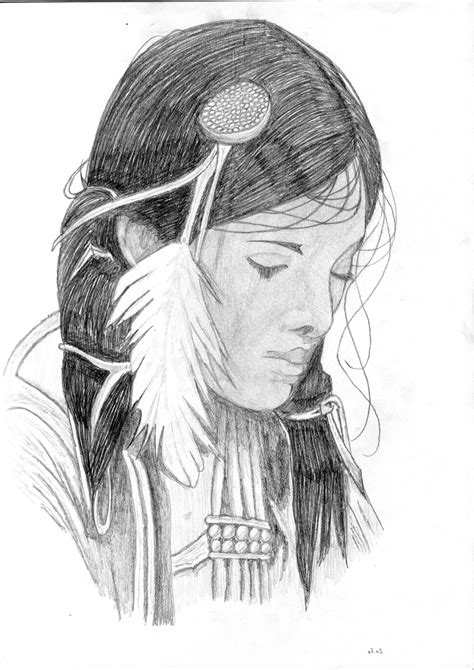 Aggregate More Than 77 Native American Sketch Best Vn
