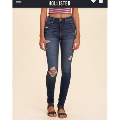 Buy Hollister Low Rise Super Skinny Jeans In Stock