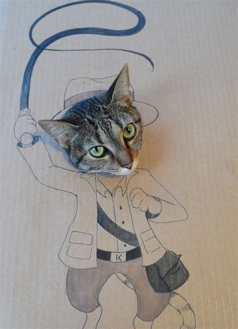 Lol Irl Cardboard Cat Costumes Incredible Things