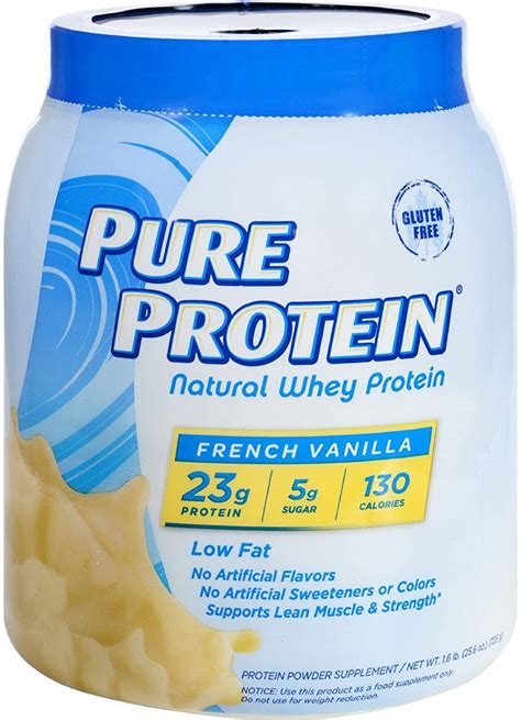 In comparison, plant protein powders are a lot more expensive. Pure Protein Powder, Natural Whey, High Protein, Low Sugar ...