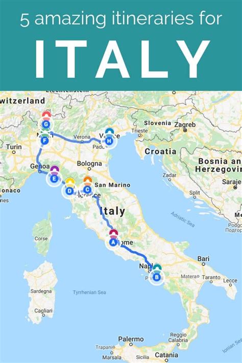 10 Days In Italy Five Italy Itinerary Ideas 10 Days In Italy Italy
