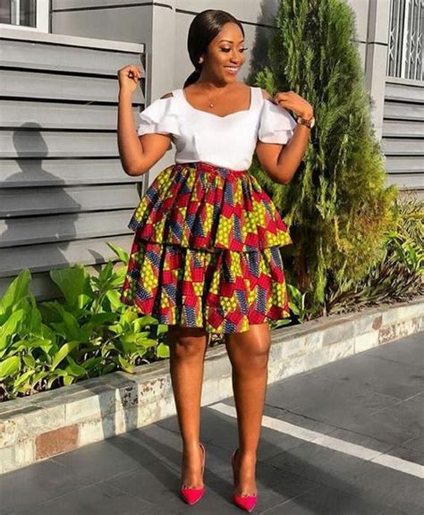 85 Latest Ankara Short Skirt And Blouse Styles For Classy Ladies