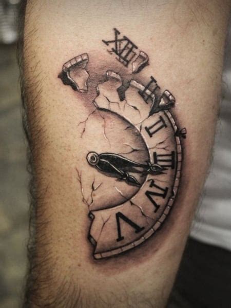 40 Best Clock Tattoos For Men And Meaning The Trend Spotter