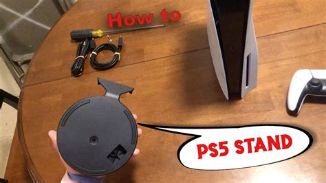 How To Put The Ps5 Stand Vertically Ps5 Tutorial Youtube
