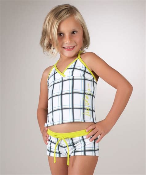 Fashion Kids Show Swimsuit Swimspot Kids Swimwear Kids Plaid